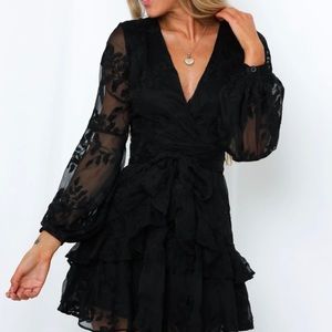 Beautiful black dress from Hello Molly. Brand new w/tags. Size medium